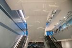 Migrating Cranes | Sculptures by KevinBoxStudio | The Shops at Clearfork in Fort Worth. Item composed of aluminum