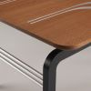 Lace | Coffee Table in Tables by Carol Jackson Furniture. Item composed of wood and aluminum in minimalism or contemporary style