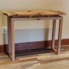 Oregon Big Leaf Figured Maple Console Table | Tables by SjK Design Studios. Item made of maple wood compatible with asian and modern style