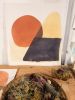 Study in Indian Paint Fungus 27.5x29 natural inks | Watercolor Painting in Paintings by MoHo. Item composed of paper compatible with boho and minimalism style