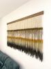 Autumn Color Macrame Backdrop ZORKE XXII | Macrame Wall Hanging in Wall Hangings by Olivia Fiber Art. Item made of wood with wool works with scandinavian & southwestern style