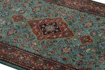 Rug & Kilim’s Kashan Runner Rug in Red and Blue | Area Rug in Rugs by Rug and Kilim