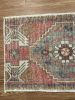 Vintage Hand-woven Turkish Rug Doormat| 1.9 x 2.11 | Small Rug in Rugs by Wool and Rug. Item composed of wool in boho or contemporary style