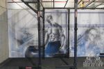 Yes Fitness Gym Interior Wall Murals | Murals by Set It Off Murals | Yes Fitness in Brighton. Item made of synthetic