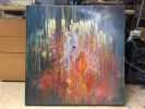 Zebra Queen is a contemporary abstract wildlife painting | Oil And Acrylic Painting in Paintings by Gill Bustamante. Item made of canvas works with contemporary & country & farmhouse style