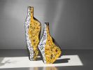 Sculptural Art Object, Handmade Decorative Vessel | Sculptures by Donatas Žukauskas. Item composed of cement and paper in minimalism or contemporary style