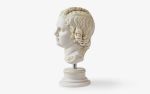 Eros Bust No:2 Made with Compressed Marble Powder | Sculptures by LAGU. Item made of marble