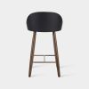 Bodega Counter | Counter Stool in Chairs by MatzForm. Item composed of walnut & fabric