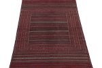 Vintage Baluch Tribal Kilim with Red & Blue Geometric | Area Rug in Rugs by Rug and Kilim