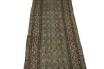 Semi Antique Tribal 4X15 Nahavand Persian Runner Rug | Rugs by Magic Rugs. Item composed of wool in country & farmhouse style