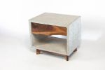 Dwarf | Nightstand in Storage by Curly Woods. Item composed of oak wood & concrete compatible with mid century modern and industrial style