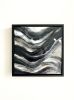 Mercury Black | Mixed Media in Paintings by Rhonda Deland. Item made of wood & canvas compatible with minimalism and contemporary style