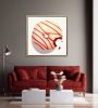 Red Velvet With Drizzle | Oil And Acrylic Painting in Paintings by TRP Art - Terry Romero Paul. Item composed of canvas & synthetic