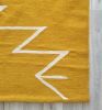 Mustard Cleo Handwoven Kilim Rug | Runner Rug in Rugs by Mumo Toronto. Item made of fabric
