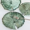 Pond Lily Leaf Dish | Plate in Dinnerware by Sonya Ceramic Art | Whatley Manor Hotel and Spa in Malmesbury. Item composed of ceramic