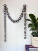 Stoneware Ceramic link chain | Wall Sculpture in Wall Hangings by Asmaa Aman Tran. Item compatible with boho and minimalism style