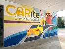 Car Dealership Mural | Murals by Toni Miraldi / Mural Envy, LLC | CARite of Stratford in Stratford. Item made of synthetic