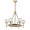 AM8120 BOULE SUSPENDED | Chandeliers by alanmizrahilighting | New York in New York. Item made of brass with glass
