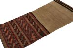 Antique Persian Bag Kilim Runner with Geometric Patterns | Area Rug in Rugs by Rug and Kilim
