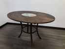 Xbrace Table | Coffee Table in Tables by Designed with Purpose. Item composed of maple wood and glass