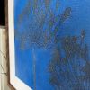 Agapanthus Azul | Mixed Media by IRENA TONE. Item works with minimalism & eclectic & maximalism style