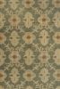 1960s Vintage Distressed Style Rug in Green-Gray, Beige | Area Rug in Rugs by Rug and Kilim