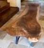 LIVE EDGE WALNUT COFFEE TABLE | Tables by Natural Wood Edge Creations by Rick Griggs. Item made of walnut
