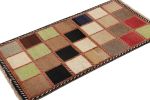 Vintage Gabbeh Persian Rug with Colorful Geometric Patterns | Area Rug in Rugs by Rug and Kilim