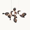 Dune 10 Cluster in Metallic Tones Pendant Light | Chandeliers by MOSS Objects. Item composed of metal in contemporary or japandi style