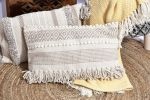 Harper Artisanal Handloom Weave Pillow Cover_ | Cushion in Pillows by Humanity Centred Designs. Item made of cotton works with boho & minimalism style