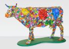 Toy Cow | Public Sculptures by Donald Gialanella | Stanford Children's Health | Lucile Packard Children's Hospital Stanford in Palo Alto