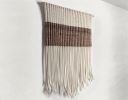 Large Macramé Wall Hanging Neutral Tones Art | Macrame Wall Hanging in Wall Hangings by MACRO MACRAME by Maeve Pacheco. Item made of oak wood & cotton compatible with boho and minimalism style