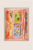 Canvas on Canvas CC4836 A | Mixed Media in Paintings by Michael Denny Art, LLC. Item in contemporary or art deco style