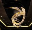 Booogalooo | Chandeliers by Georg Baldele. Item made of steel with glass