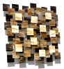 "Mood" Glass and Metal Wall Sculpture | Wall Hangings by Karo Studios. Item composed of metal and glass
