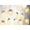 SJ2071 SUGAR CHANDELIER | Chandeliers by alanmizrahilighting | New York in New York. Item made of brass with glass