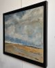 sky and sea in Normandy / ciel et mer en Normandie | Oil And Acrylic Painting in Paintings by Sophie DUMONT.. Item made of wood & canvas compatible with minimalism and contemporary style