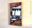 Rustic Live Edge Cherry Burl Wood Mirror - Organic Wall Deco | Decorative Objects by thomas weber