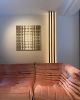 Grid - Beige and Creme | Tapestry in Wall Hangings by Fault Lines by Matthias de Vogel. Item made of fabric