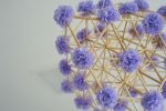 Geometric Paper Chandelier / Mobile "HARMONY" | Sculptures by Paula Hartmann. Item composed of paper and fiber