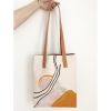 Hand-Painted Tote | Apparel & Accessories by Quinn Dimitroff. Item made of canvas & leather