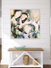 Available: Make A Wish, 36x36 original art | Oil And Acrylic Painting in Paintings by Jeanette Jarville, BFA Emily Carr University of Art. Item composed of canvas compatible with contemporary and modern style