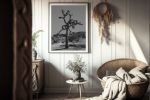 TWISTED | Monochrome Desert | Minimalist Print | Wall Art | Photography by Jess Ansik. Item composed of paper in boho or minimalism style