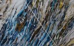Quartz-2 'Avalanche' A Diptych painting | Oil And Acrylic Painting in Paintings by Sangeeta Sagar. Item made of paper & synthetic