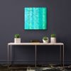 Green Bamboo: 24 x 24" acrylic painting on canvas | Oil And Acrylic Painting in Paintings by Christine So | Palm Jumeirah Villas in Dubai