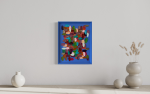 The Rainbow Fish | Oil And Acrylic Painting in Paintings by Shiri Phillips Designs. Item composed of glass