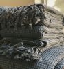 Stonewashed Waffle Blanket | Linens & Bedding by HOME. Item composed of cotton