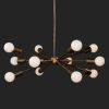 Sputnik Chandelier | Chandeliers by Southern Lights Electric. Item made of brass with synthetic