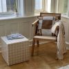 Cube Table, Latte | End Table in Tables by IKON KØBENHAVN. Item made of ceramic compatible with minimalism and modern style