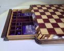 The Guardian Angel Chess/Checkers Set | Mixed Media by Lotz Creations. Item compatible with art deco style